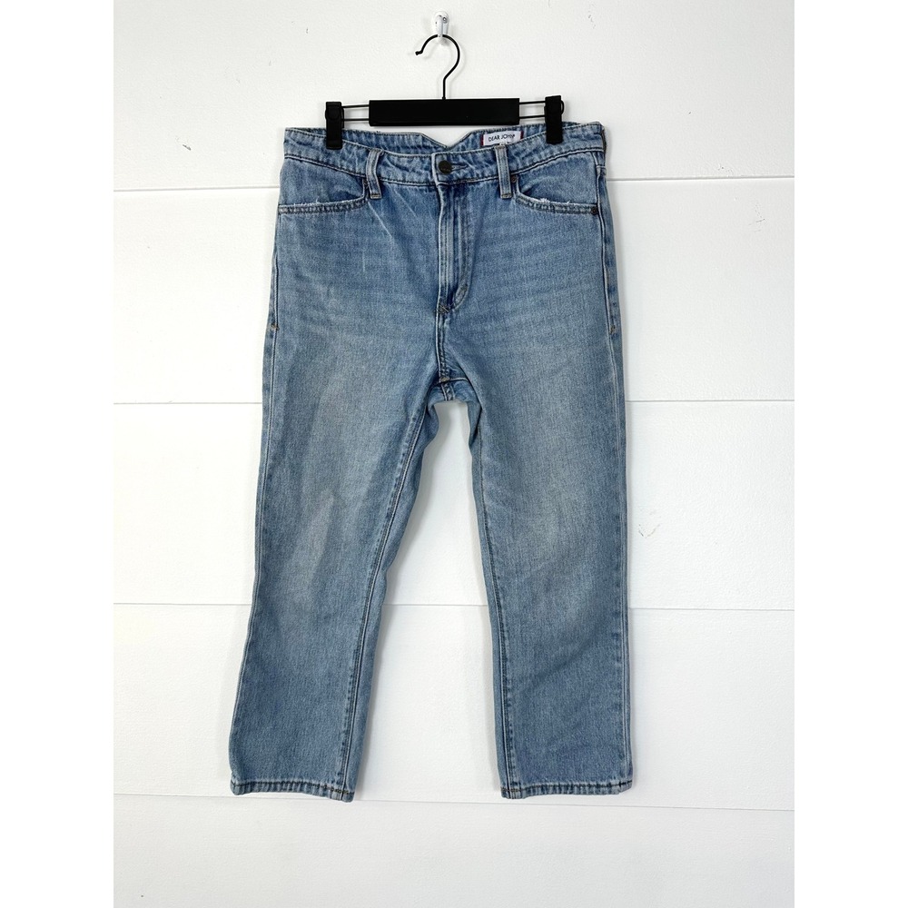 Dear John Jeans womens 27 cropped‎ light wash straight